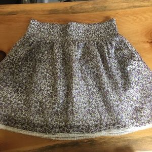 Dainty Lace Trim Skirt